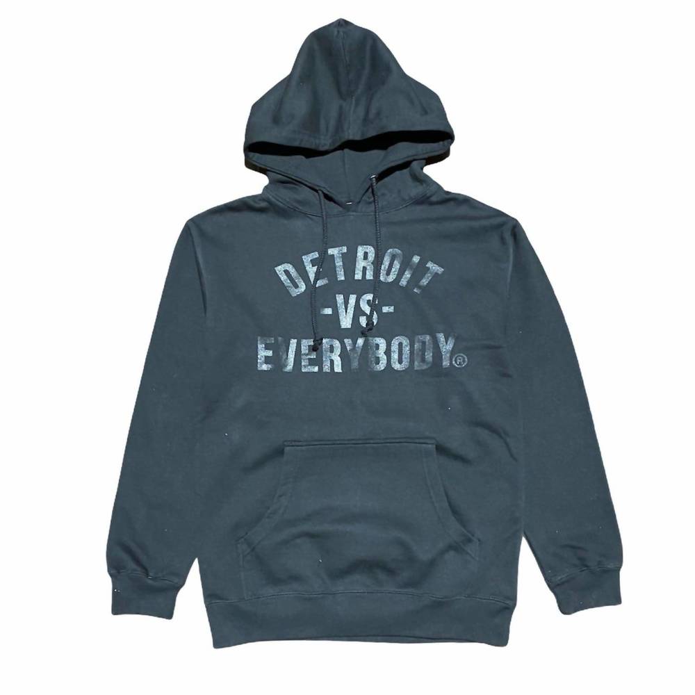 NEW VS EVERYBODY men's detroit hoodie in black/black